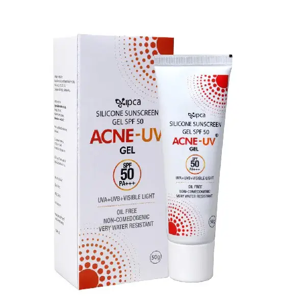 Acne-UV Sunscreen with Broad Spectrum UVA/UVB Protection | Oil Free & Water Resistant | Gel SPF 50